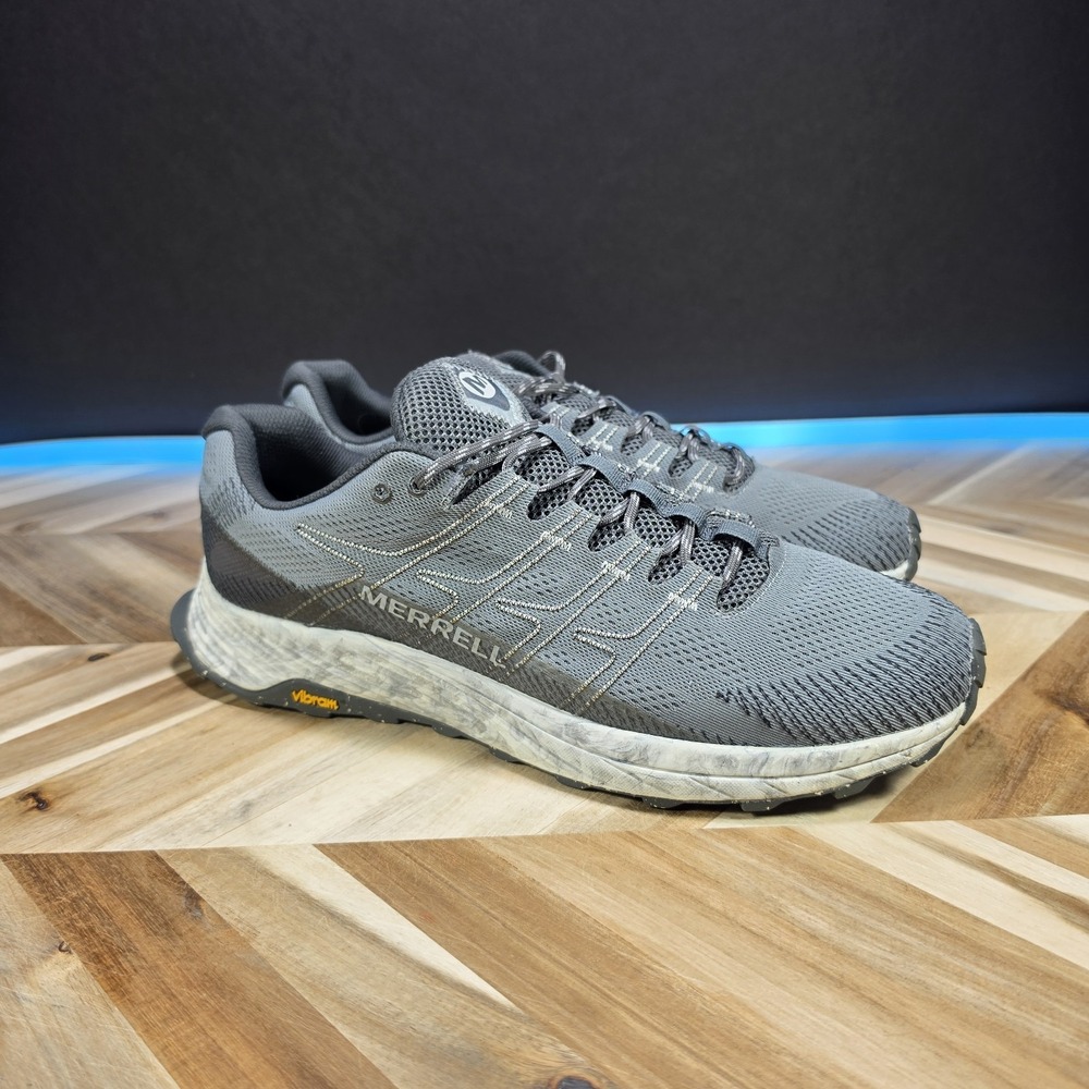 Merrell Moab Flight Men's 14 Gray J066847 Vibram Trail Running Hiking Shoes